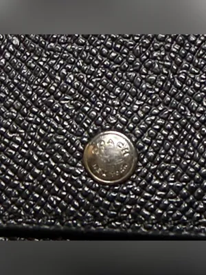 Coach Small Black Bifold Wallet - Leather Snap Bilfold with Coin Pocket thumbnail 2