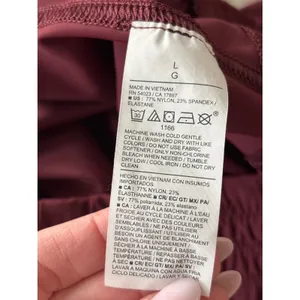 Old Navy Burgundy Joggers SleekTech Go-Dry Performance Pants‎ Large thumbnail 5