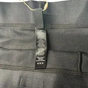 Skims M Stretch Cotton Rib‎ Leggings Black Soot Logo Waistband Loungewear NWT thumbnail 4
