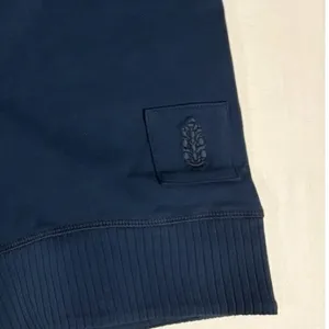 Free People Embroidered Patch Bike Shorts In NAVY BLUE Rare FP Move Yoga Hike thumbnail 2