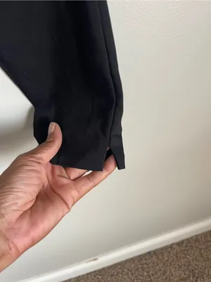 ZARA Black Straight Leg Dress Pants Sz XS thumbnail 4