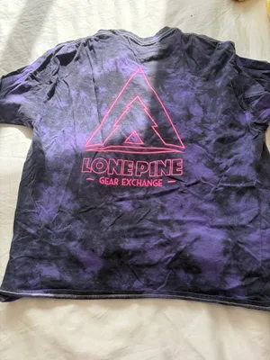 Lone Pine Gear Ski Shop Tshirt Purple Size L thumbnail 3