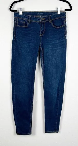 Zara Medium Wash Skinny Jeans Sz‎ 4 thumbnail 1