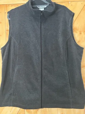Columbia Women's Benton Springs Fleece Vest - Charcoal‎ Gray / Size 2X thumbnail 1