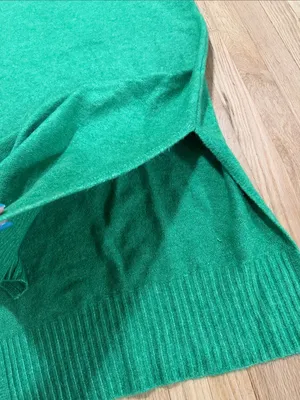 Daily Practice Anthropologie Green Turtleneck Sweater Dress Sz S thumbnail 5