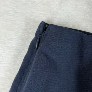 Abercrombie & Fitch Navy Blue Mini Skort Small Side Zip Built-in Shorts Stretch thumbnail 11