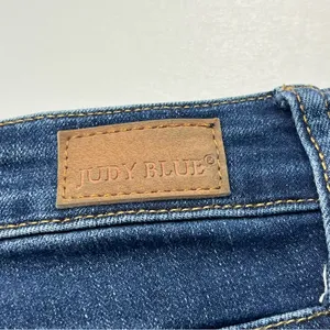 Judy Blue Middle Seam Stitch‎ Skinny Fit Women's Size 7 / 28 Blue Denim Jeans thumbnail 7
