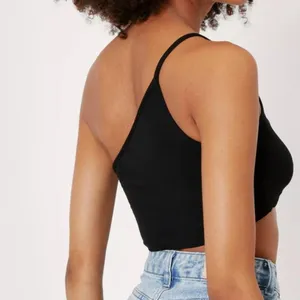 Nasty‎ Gal One Shoulder Crop Top Womens US Size 4 Black thumbnail 3
