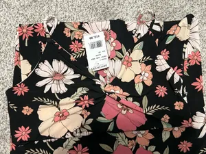 Discovery Ambiance Black Floral Tank Dress - Small thumbnail 2