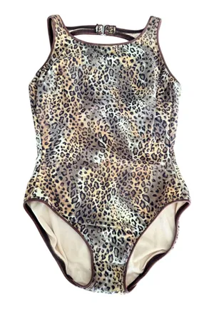 Magicsuit Leopard Print One Piece Swimsuit Brown Animal Print Leopard Womens 12 thumbnail 1