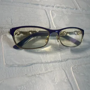 JIMMY‎ CHOO Eyeglasses Frames Violet 53 16 135 78-8T2 Rectangle Made in Italy thumbnail 2