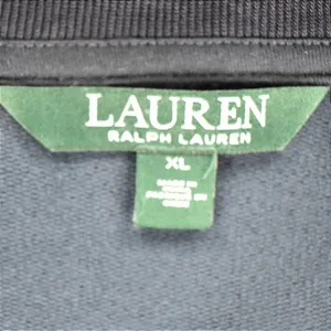 Lauren Ralph Lauren Navy Blue Quilted Front Full Zip Jacket XL Raglan Sleeve thumbnail 6