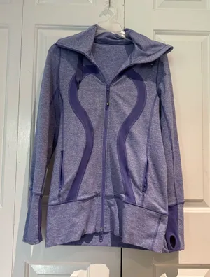 lululemon athletica Lavender Full-Zip Hoodie Jacket thumbnail 1