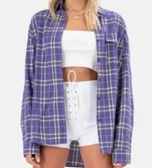 Adika Purple Flannel thumbnail 1