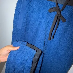 Free People Movement Cuddle Up Fleece Joggers Small Blue NEW Loungewear Cozy #15 thumbnail 8
