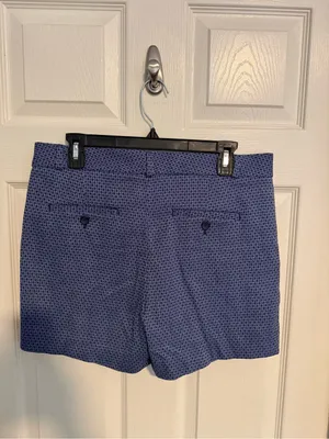 Banana Republic Navy Micro Diamond Pattern Women's Shorts thumbnail 4