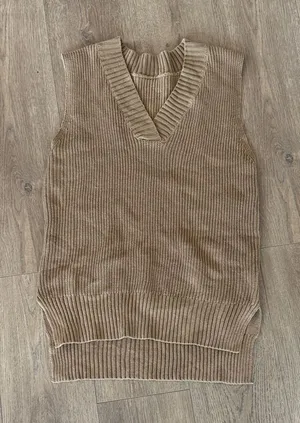Nordstrom Tan Sleeveless Sweater Dress thumbnail 1