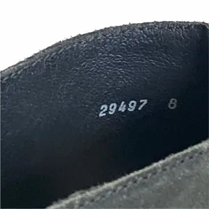 J. CREW Moto Biker Women’s Sz 8 Buckle Motorcycle Black Suede Leather Boots thumbnail 5