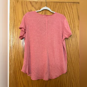 Project Social T Women's V-Neck Wearever Coral Tee - NWOT - Size L thumbnail 3