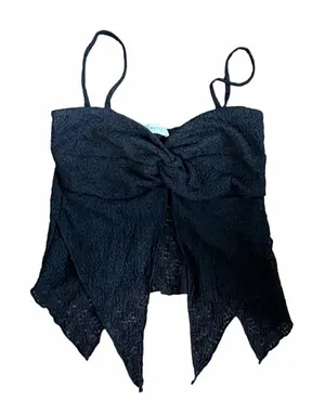 Attirance Elegant Black Lace Women Top thumbnail 1