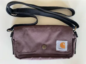 Carhartt Legacy Women Essentials Crossbody Bag Wine 8.5w x 4.5h x 1.5d inches thumbnail 2