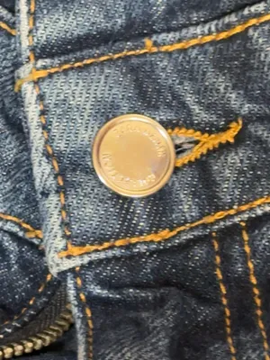 ZARA High Rise Paperbag Denim Shorts Blue Size 8 thumbnail 5
