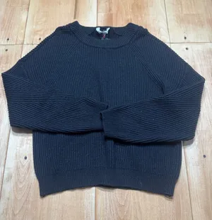 NO BOUNDARIES Womens Black‎ Ribbed Knit Crew Neck Sweater XXXL thumbnail 1