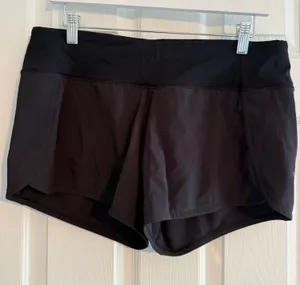 Black Lululemon Shorts Speed Up 4” Mid-Rise thumbnail 1