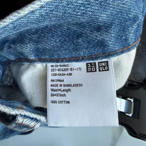 JW Anderson x Uniqlo sz 26x31‎ Straight Leg Jeans Blue Light Wash Minimalist thumbnail 5