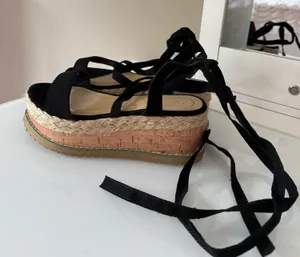 Platform sandals Black Size 4 thumbnail 1