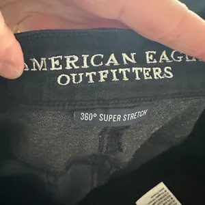 American Eagle hi rise stretchy black normcore 6 jeggings thumbnail 3