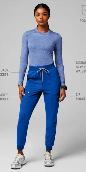 Fabletics women’s jogger scrub set thumbnail 2