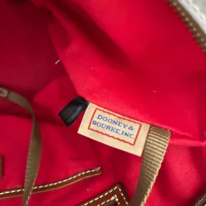 Dooney & Bourke Pebbled Leather Tote Light Pink Purple Brown‎ Trim Shoulder Bag thumbnail 9