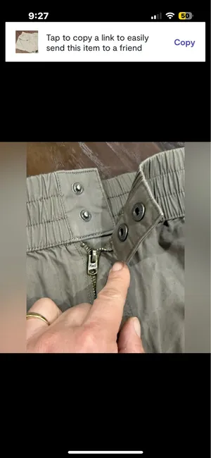 Abercrombie and Fitch Cargo Utility Shorts in Grey Size XL thumbnail 5