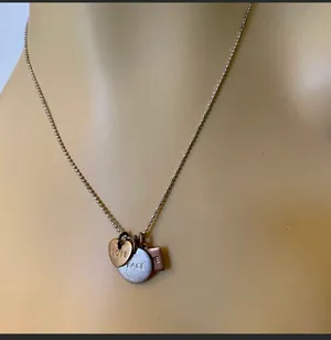 American Eagle Dainty silver necklace with charms! ✨💛 thumbnail 2
