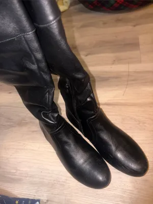 Dream Paris Black under the-Knee Slouchy Riding Boots size 8.5 thumbnail 7