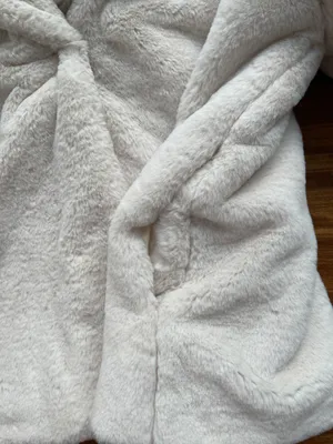 Faux Fur Hoodie Cape Coat thumbnail 6