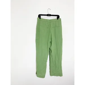 Abercrombie & Fitch Sloane Co-ord Linen Blend Wide Leg Trouser Size 12/31 Green thumbnail 13