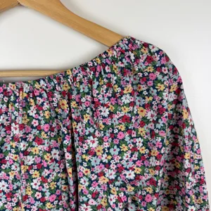 Pomander Place Tuckernuck Floral Blouse‎ XS Colorful Peasant Stretch Bloomcore thumbnail 2