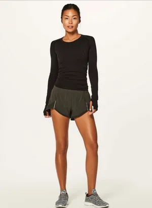 Lululemon Miles Ahead Short (2.5") Dark Olive 8 thumbnail 6