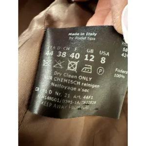 Cinzia Rocca Coat Women 8 Brown Wool Alpaca Blend Oversized Cape Academia‎ thumbnail 9
