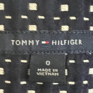 Tommy Hilfiger Sleeveless Sheath Dress Navy White‎ Geometric Textured Size 0 thumbnail 2