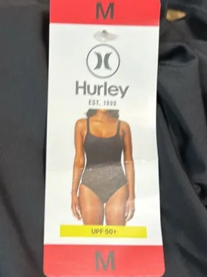 hurley modest one piece ladies swimsuit UPF 50+ Sun Protection.size medium thumbnail 3