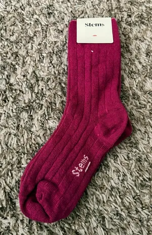 Stems Cashmere Socks thumbnail 1