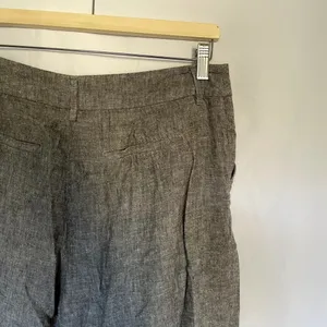 a new day‎ linen rayon gray trousers pockets women's size 10 business casual thumbnail 4