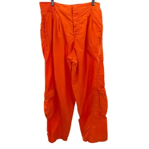 FP Movement Free People Mesmerize Me Cargo Pants Orange Womens‎ L Baggy Jogger thumbnail 3