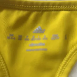Adidas yellow racerback tank top thumbnail 5