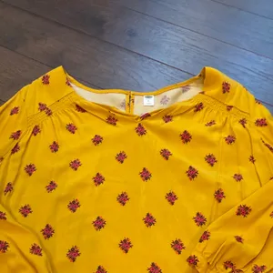 Women’s Old Navy Yellow Patterned Long Sleeve Shift Dress - Size XL C15-006 thumbnail 5