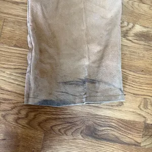 Louise‎ Paris Suede Leather Pants Women's Size 15 Tan Brown Western Style thumbnail 6