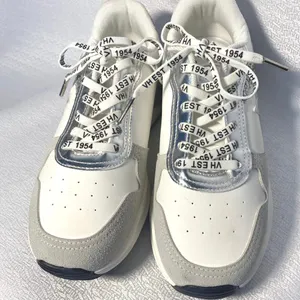 Vintage Havana s "1954" Silver Glitter White Rhinestone Sneakers women sz 7.5 thumbnail 3